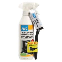 HG Schoonmaken<krimp barbecue reiniger + borstel
