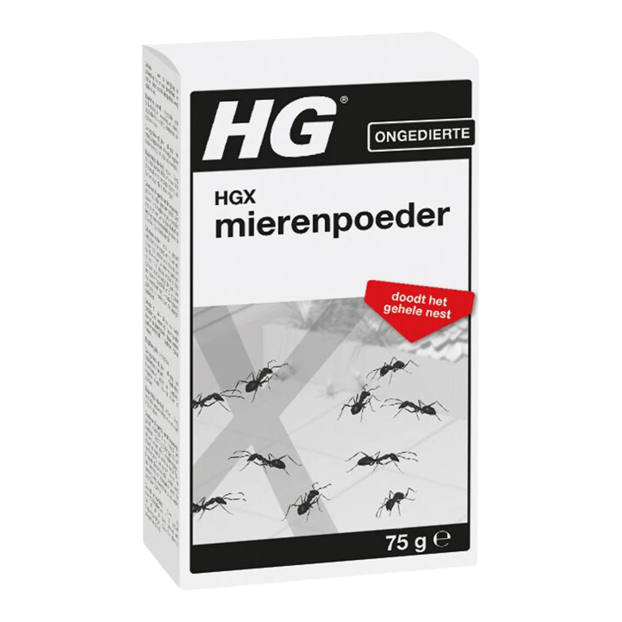 HG Schoonmaken<X mierenpoeder