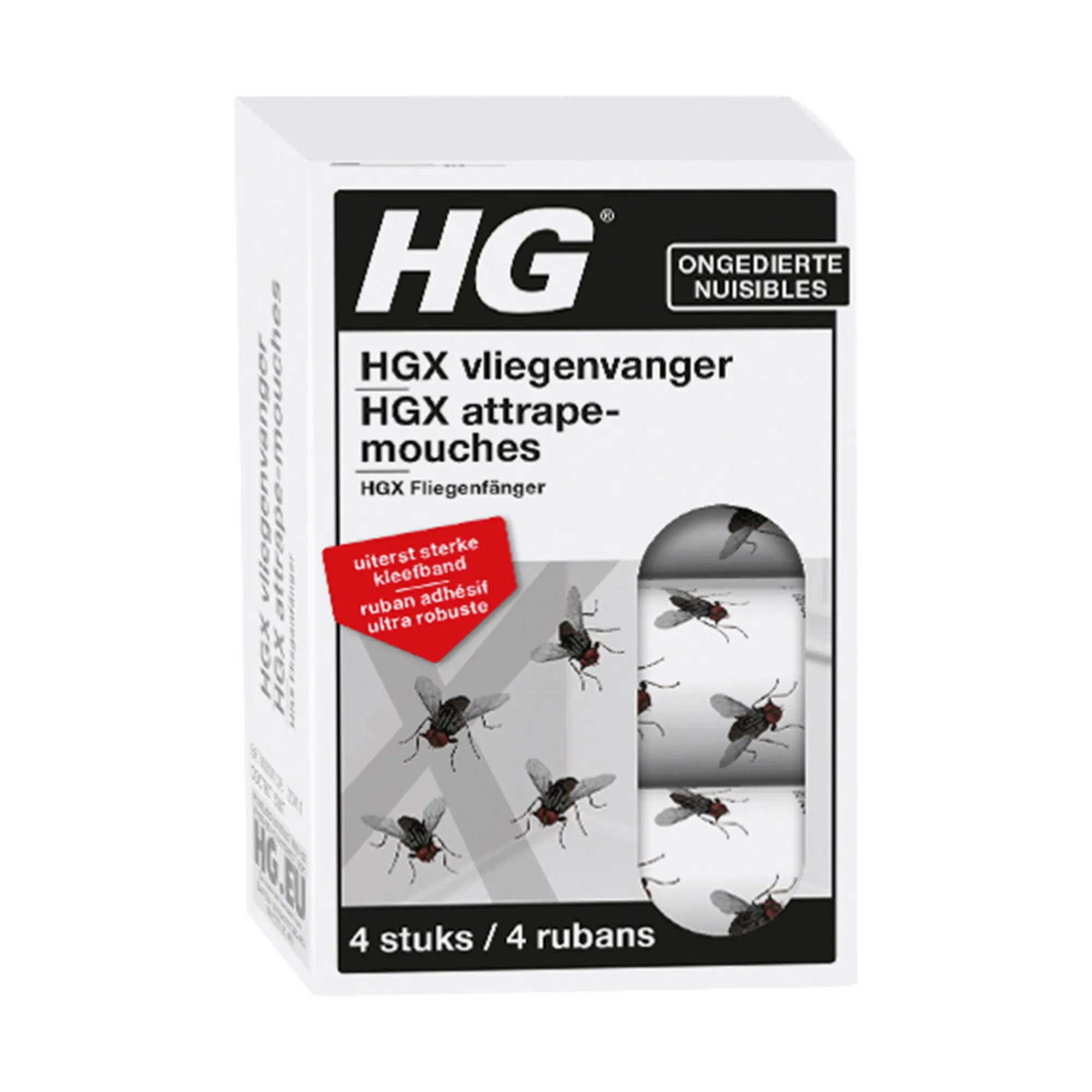 HG Schoonmaken<X vliegenvanger 4 stuks
