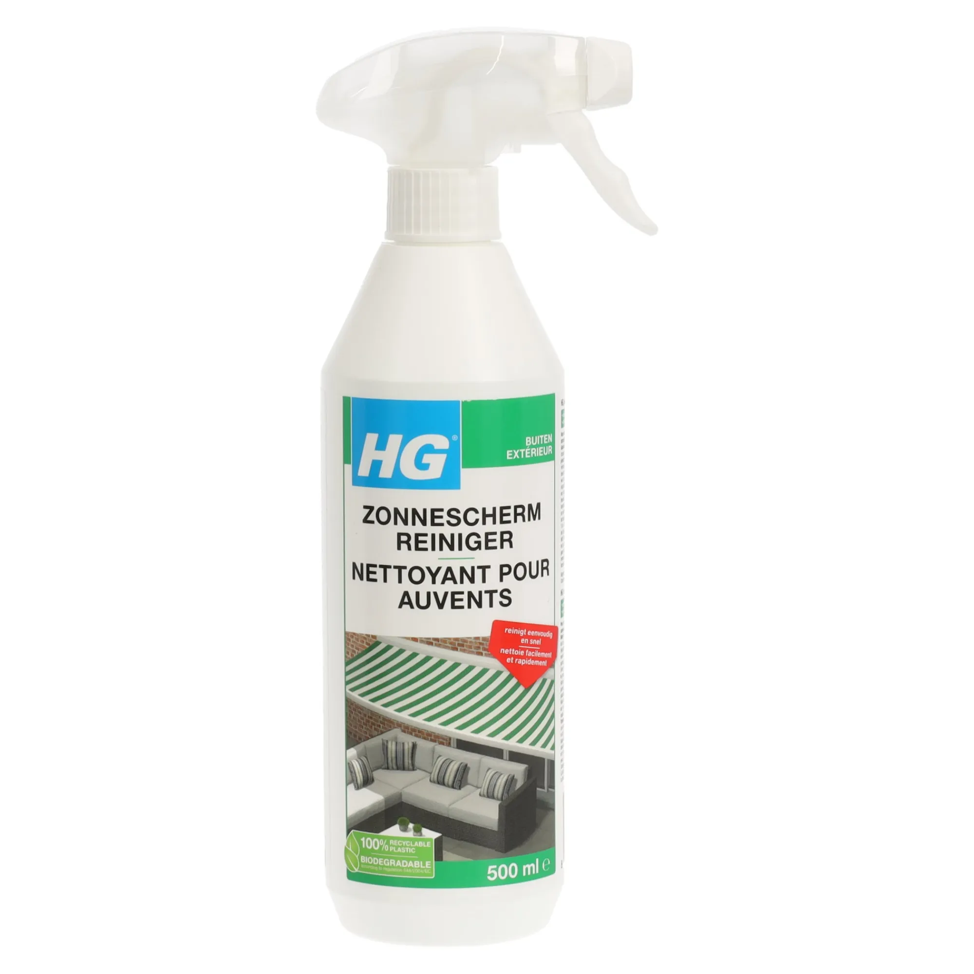 HG Schoonmaken<zonneschermreiniger