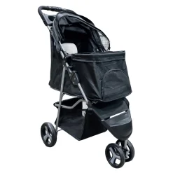 Friendly Pet Reizen Hond<Hondenbuggy 3-wiel zwart 47x100x80cm