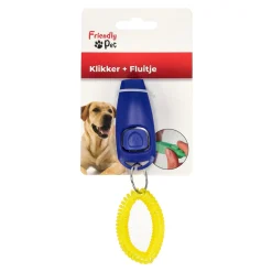 Friendly Pet Hondenspeelgoed<Hondenfluitje + klikker Xoe rood