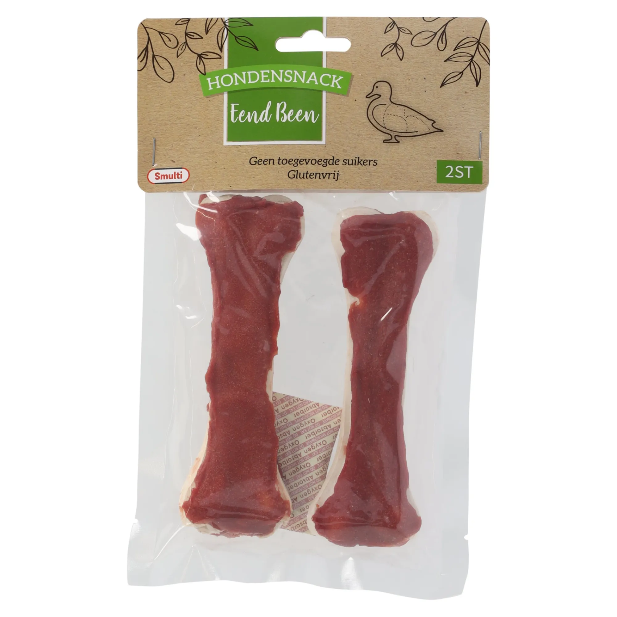 Smulti Hondensnacks<Hondensnack been eend 15cm 2st