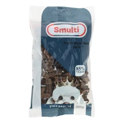 Smulti Hondensnacks<Hondensnack bone meat zalm 200 g