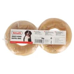 Smulti Hondensnacks<Hondensnack buffel ring 7cm 2st
