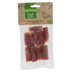 Smulti Hondensnacks<Hondensnack eend+rijst roll 85g
