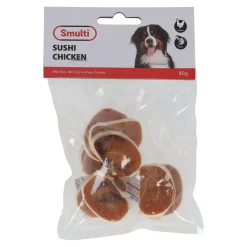 Smulti Hondensnacks<Hondensnack kip sushi 80G