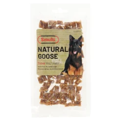 Smulti Hondensnacks<Hondensnack nature gans blokjes 80g