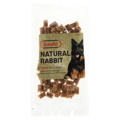 Smulti Hondensnacks<Hondensnack nature konijn blokjes 80g