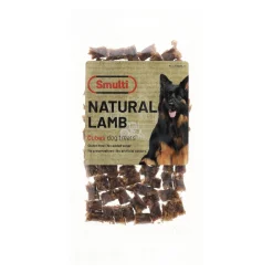 Smulti Hondensnacks<Hondensnack nature lam blokjes 80g