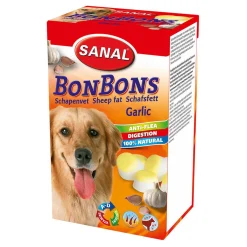 Sanal Hondensnacks<Hondensnack schapenvet bonbons knoflook