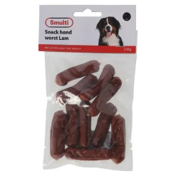 Smulti Hondensnacks<Hondensnack worst lam 100gr