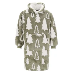 O'malley Kerstkleding<Hoodie trees groen