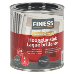 Finess Lakken<Hoogglans antraciet 14203 750ml