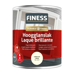 Finess Lakken<Hoogglans crème wit 750ml 14204