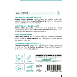 Horti Tops Moestuin<Hoornviooltjes Bambini mix