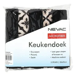 Nevac Schoonmaken<Huishouddoek 5st RS025