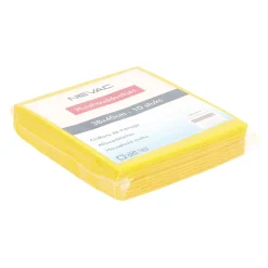 Nevac Schoonmaken<Huishouddoek 38 x 40 cm geel 10st