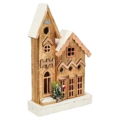 O'malley Kerstdecoratie<Huis kerst 38 cm 5 LED