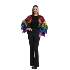 Van Cranenbroek Dameskostuums<Jas Tinsel regenboog S