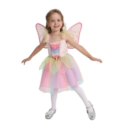Van Cranenbroek Kinderkostuums<Jurk Fee roze 92