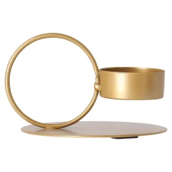 Van Cranenbroek Kaarsen<Kaarshouder theelicht 9 cm goud