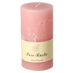 O'malley Kaarsen<Kaars 70x130mm pastel roze