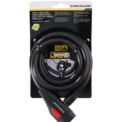 Dunlop Fietsspullen<Kabelslot spiraal 150 cm
