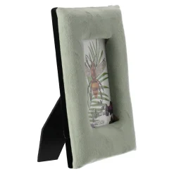 Woondecoratie<Kader fluweel groen 20 x 16 cm