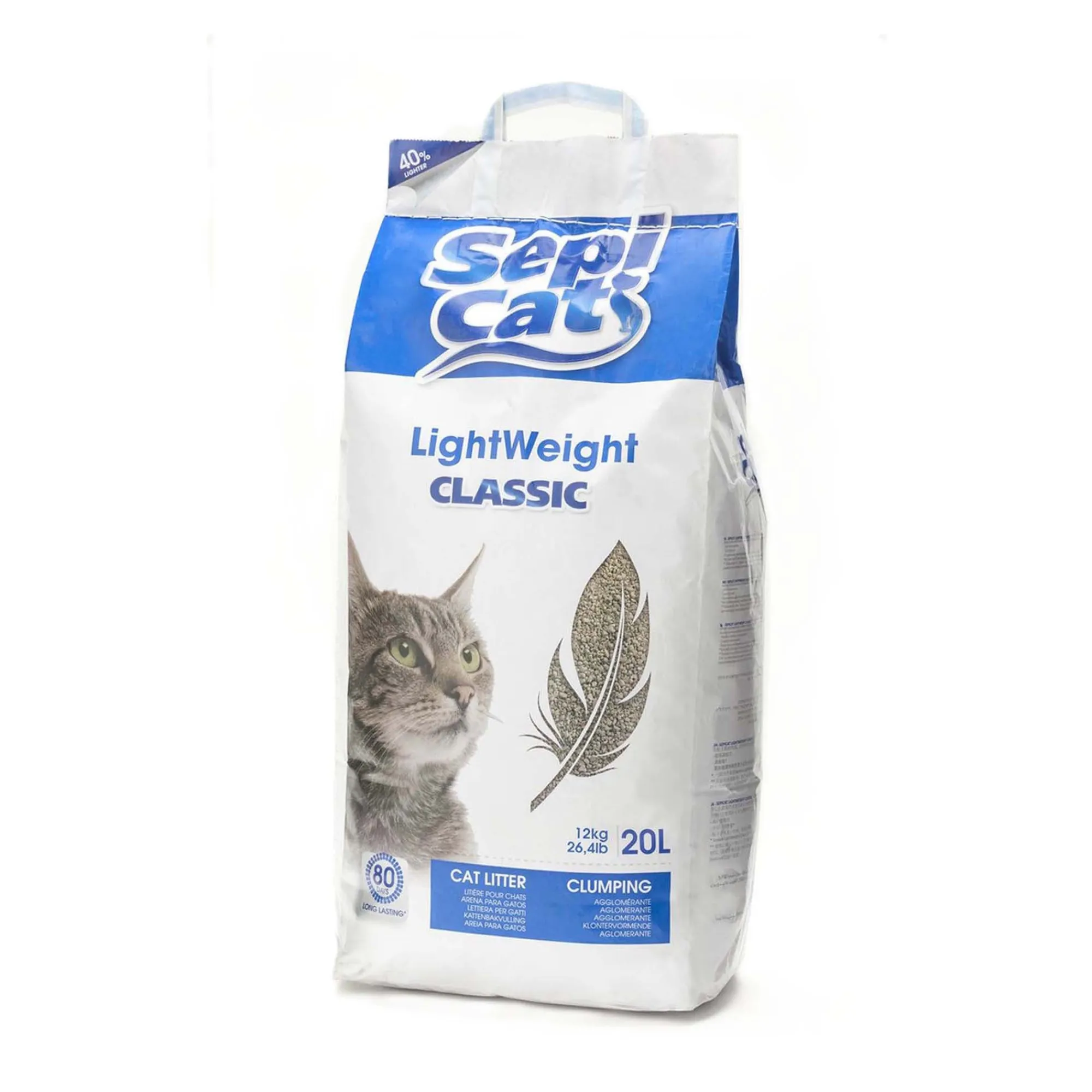 Sepicat Kattenbakvulling<Kattenbakvulling light klump 20 L