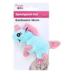 Friendly Pet Kattenspeeltjes<Kattenspeeltje eenhoorn 10 cm