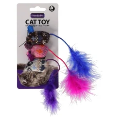 Friendly Pet Kattenspeeltjes<Kattenspeeltje muis glamour 3st
