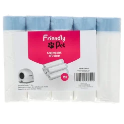 Friendly Pet Kattenbak|Kattenverzorging<Kattentoilet afvalzak 75st.