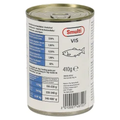 Smulti Kattenvoer<Kattenvoer Blik 410 gram Vis