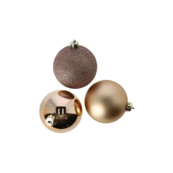 O'malley Kerstballen<Kerstbal 4cm mix koker 24st soft coral