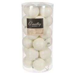 O'malley Kerstballen<Kerstbal 4cm mix 24st iris