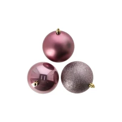 O'malley Kerstballen<Kerstbal 4cm mix 24st vintage pink