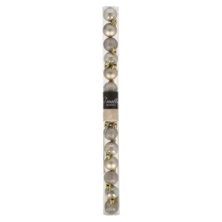 O'malley Kerstballen<Kerstbal 3 cm mix tube 14st. parel