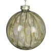Decoris Kerstballen<Kerstbal glas rosemarijn 8 cm