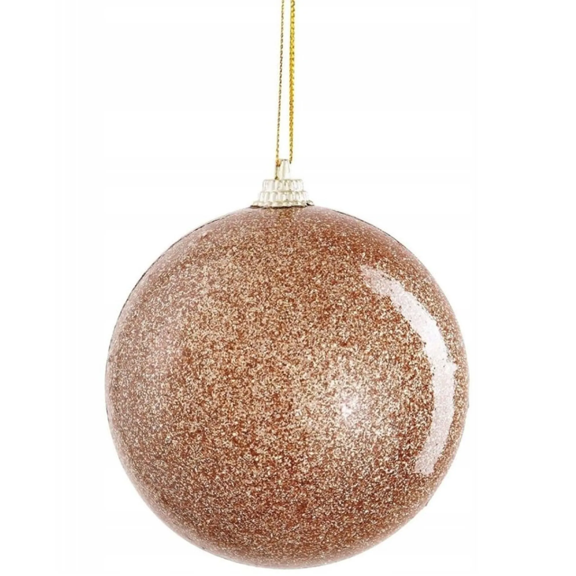 Mica Decorations Kerstballen<Kerstbal onbreekbaar goud 8 cm