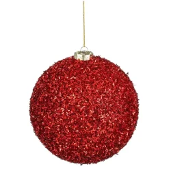 Mica Decorations Kerstballen<Kerstbal onbreekbaar rood 15 cm