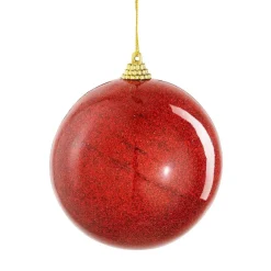 Mica Decorations Kerstballen<Kerstbal onbreekbaar rood 10 cm