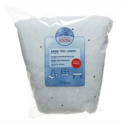 Decoris Kerstbomen<Kerstboomdeken sneeuw met glitter 100 cm