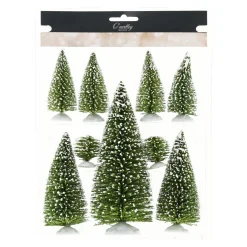 O'malley Kerstdorp<Kerstboomset 9-delig groen