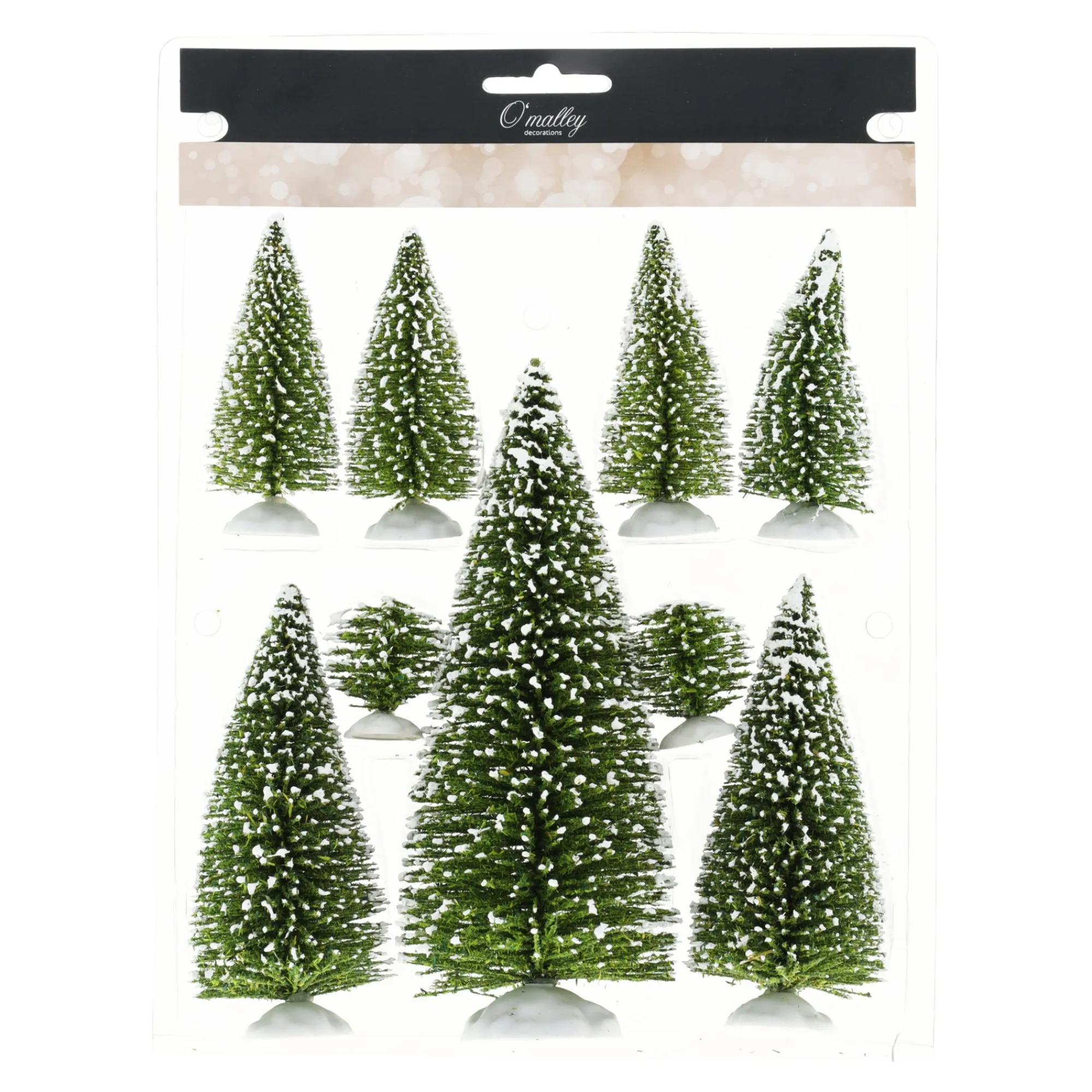 O'malley Kerstdorp<Kerstboomset 9-delig groen