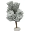 Kerstdorp<Kerstboom sneeuw 15cm