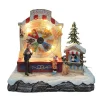 Kerstdorp<Kerstdorp berenrad 19x13x17cm