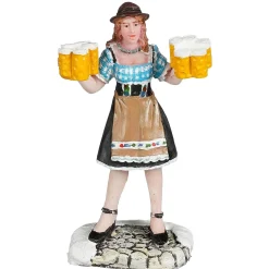 Luville Kerstdorp<Kerstdorp Bier vrouw 1
