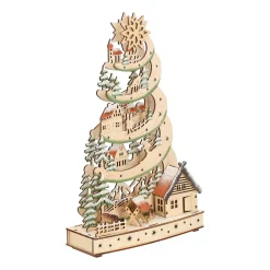 O'malley Kerstdorp<Kerstdorp boom en chalet 20 x 33 cm