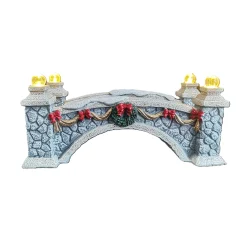 Kerstdorp<Kerstdorp brug 15x7x6cm